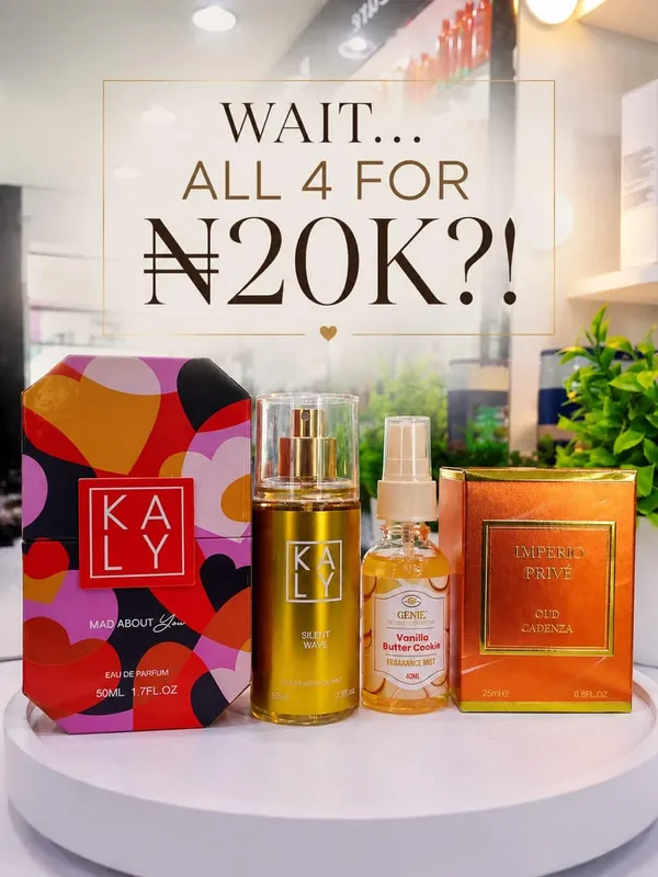 4 for ₦20K Fragrance Loot