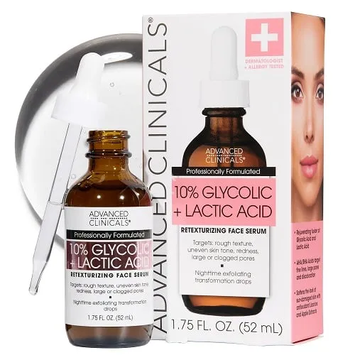 Advanced Clinicals 10% Glycolic Serum