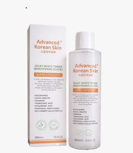 Advanced Korean Skin Milky White Toner 300ml