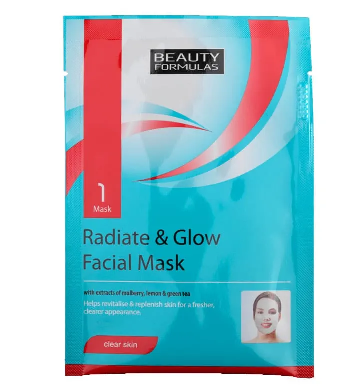 Beauty Formulas Radiate Glow Facial Mask