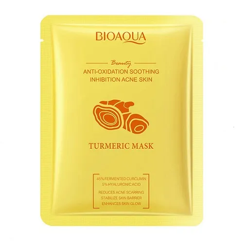 BIOAQUA Turmeric Facial Sheet Mask
