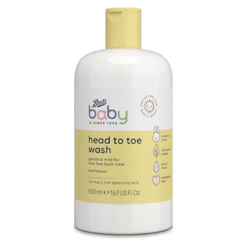 Boots Baby Head To Toe Wash – 500ML