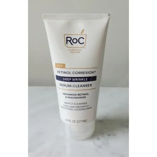Roc retinol correxion deep wrinkle cleanser