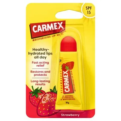 Carmex Strawberry Squeeze Lip Balm with SPF 15