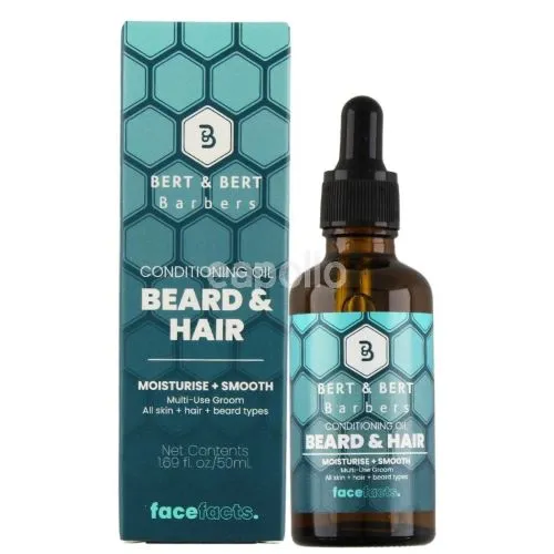 Face facts Bert And Bert Beard and Hair Oil