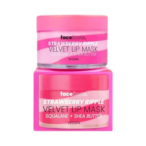 Face Facts Strawberry Ripple Velvet Lip Mask Moisturising Balm 20g