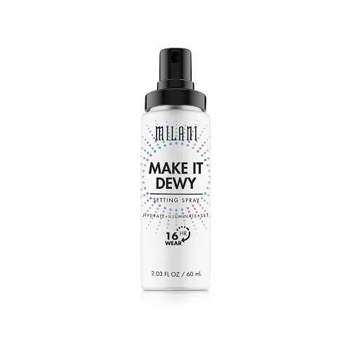 Milani Make It Dewy 3-in-1 Setting Spray, Hydrate, Illuminate, Set, 2.03 Fl Oz.