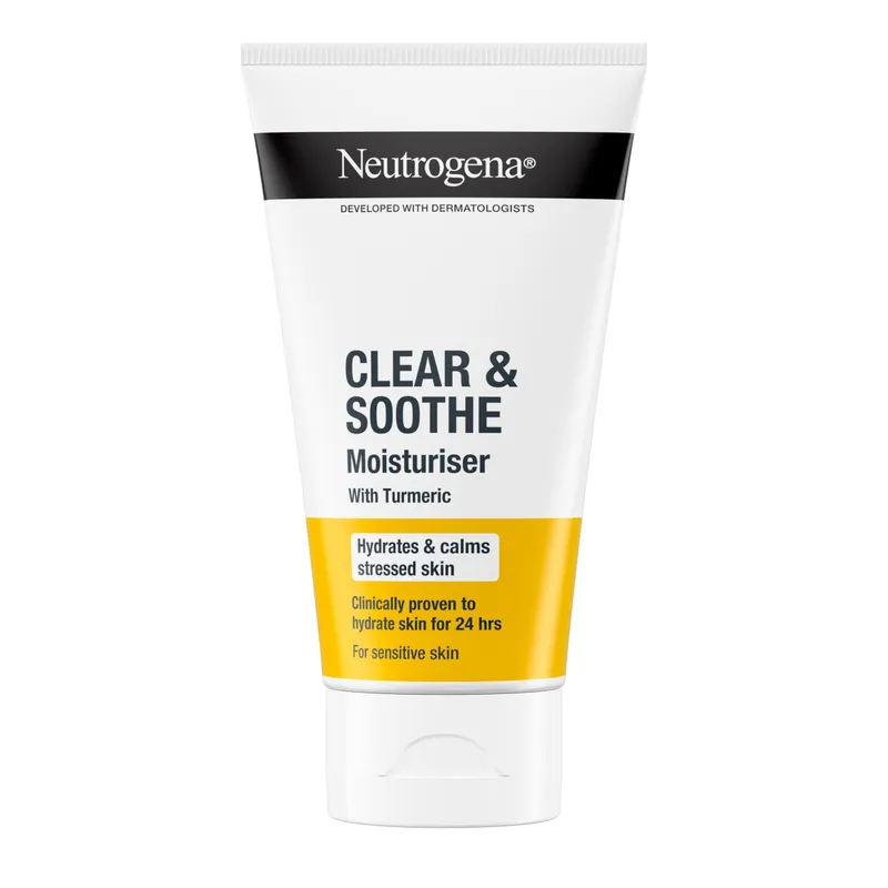 Neutrogena Clear & Soothe Moisturizer with Turmeric for Spot Prone Skin 75ml NEW