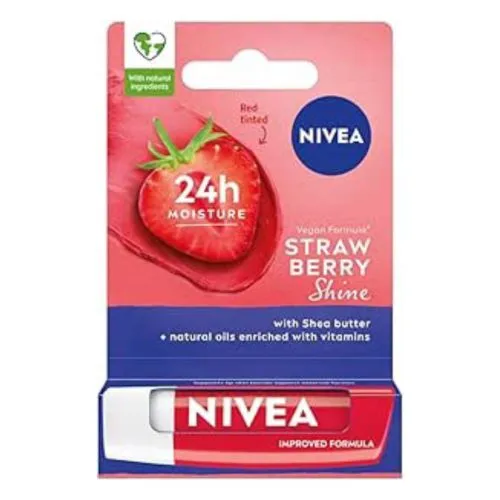 Nivea Lip Care Strawberry Shine