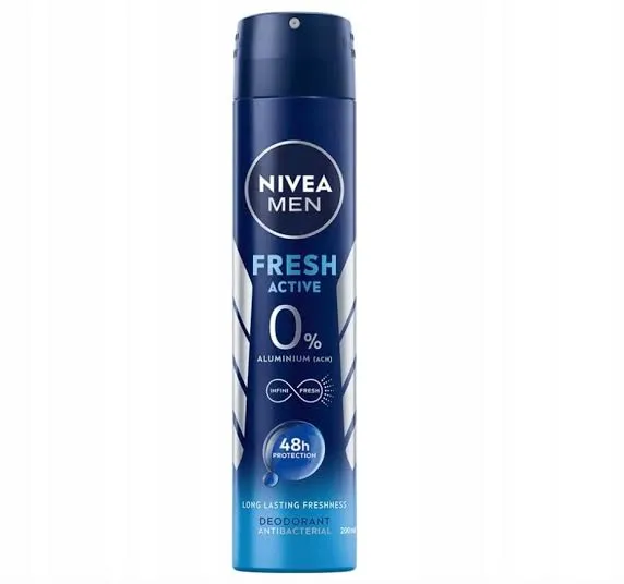 NIVEA MEN Fresh Active Anti-Perspirant Spray For Men, 48h – 200ml