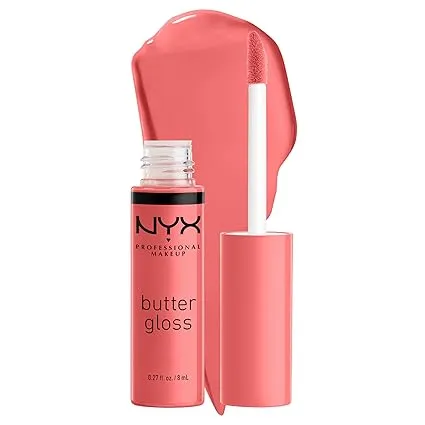 NYX PROFESSIONAL MAKEUP Butter Gloss, Non-Sticky Lip Gloss Creme Brulee