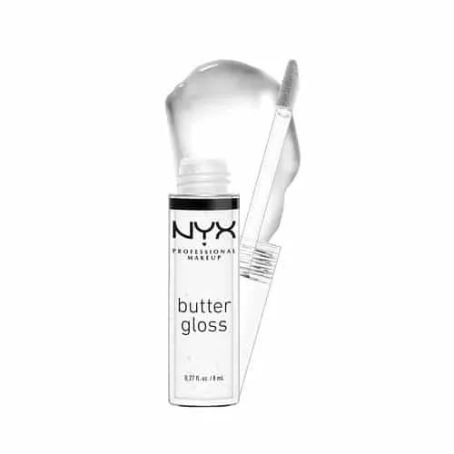 NYX PROFESSIONAL MAKEUP Butter Gloss, Non-Sticky Lip Gloss – Sugar Glass ,Clear