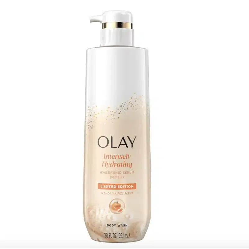 Olay Intensely Hydrating Hyaluronic Serum Complex (Mandarin Fizz Scent) Body Wash 591ml