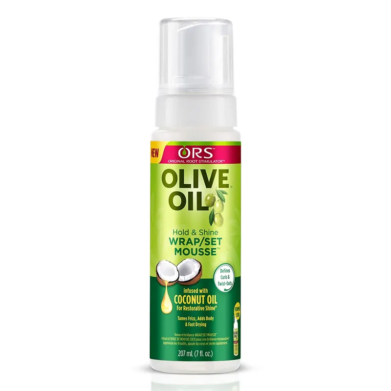 Ors Olive Oil Hold & Shine Wrap/ Set Mousse -7 Oz