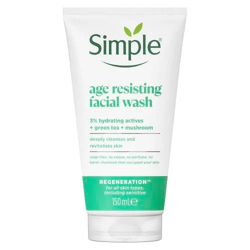 Simple Regeneration Age Resisting Facial Wash 150ml