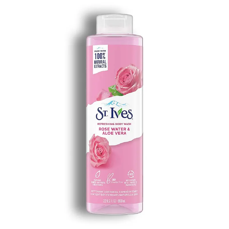 St Ives Rose Water And Aloe Vera Wash