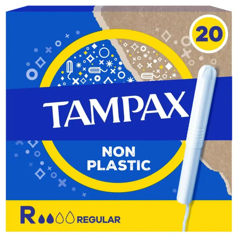 Tampax Regular Tampons With Applicator 20 Pack
