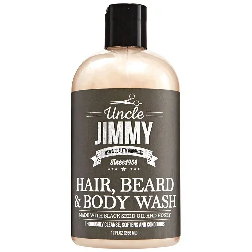 Uncle Jimmy Hair, Beard and Body Wash 12oz